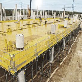 Sistema di accesso esterno su binari - Xsafe Seitenschutz XP - DOKA