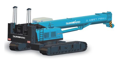 Gru cingolata - SWTC75 - SUNWARD INTELLIGENT EQUIPMENT CO.,LTD. - di sollevamento / idraulica