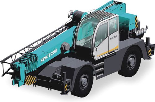 Gru mobile - SWCT250 - SUNWARD INTELLIGENT EQUIPMENT CO.,LTD. - telescopica / fuoristrada / di sollevamento