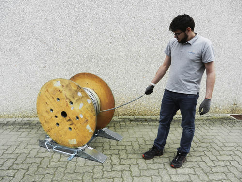 Svolgitore Cavi Digitus Con Tamburo - Portata 150 Kg Per Cavi Di Rete E Elettrici