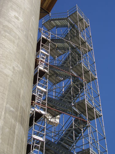 Scala in alluminio - MP - PILOSIO - da cantiere / di emergenza