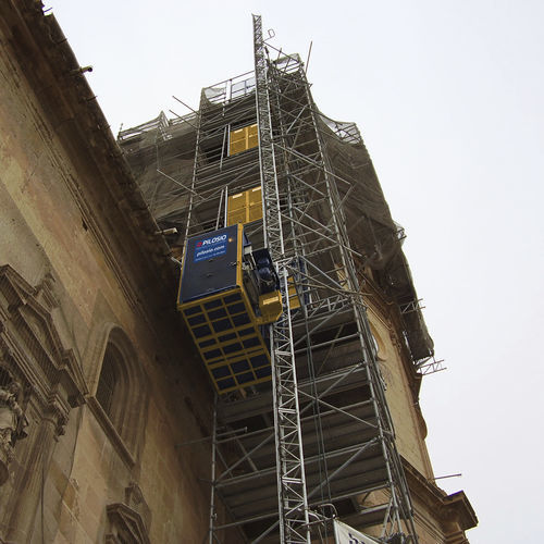 Ascensore per il settore dell'edilizia - ESP 1000 - PILOSIO - industriale / a piattaforma