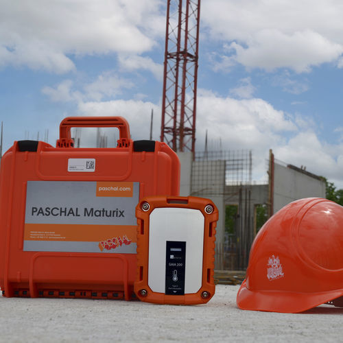 Sistema di monitoraggio del processo di cementificazione - Maturix - PASCHAL-Werk G. Maier GmbH - di temperatura / portatile / in tempo reale