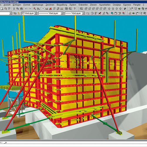 Software di progettazione di coffrage con Autocad - Plan pro - PASCHAL-Werk G. Maier GmbH