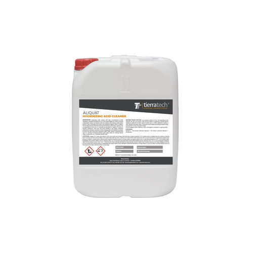 Detergente schiumogeno acido - Aliquat - TIERRATECH - in fase acquosa / per l'industria sanitaria