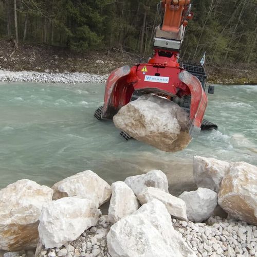 Benna a polipo per demolizione - Mammoth - WIMMER Hartstahl GmbH & Co KG - meccanica / per pietra / per escavatore