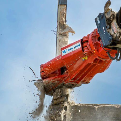 Cesoia da demolizione idraulica - Topcut - WIMMER Hartstahl GmbH & Co KG - per escavatore / per calcestruzzo