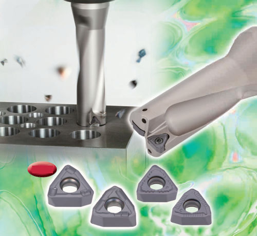 Punta a inserti multitaglienti - TUNGSIX-DRILL series - TUNGALOY - multiuso / in carburo / 1 labbro