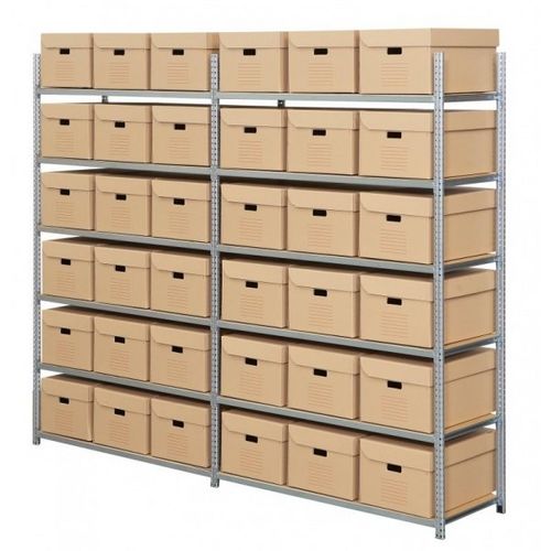 Scaffalatura per magazzino di stoccaggio - max. 200 kg - duwic - per carichi medi / per archivio / galvanizzata