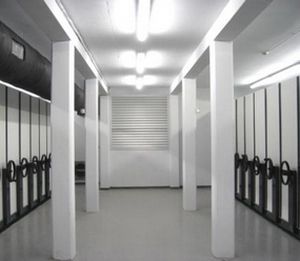 Scaffalatura per magazzino di stoccaggio - duwic - mobile / compatta / per archivio