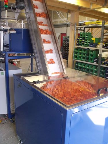 Tramoggia orientatrice - CERMAC - di alimentazione / elevabile / per alimenti