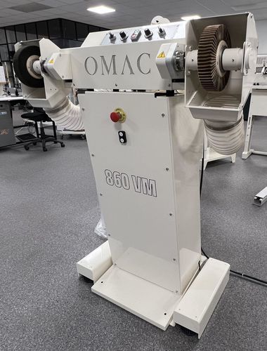 Macchina lucidatrice per cuoio - OMAC 860 VM - Suteau-Anver - industriale / di finitura / per lustratura