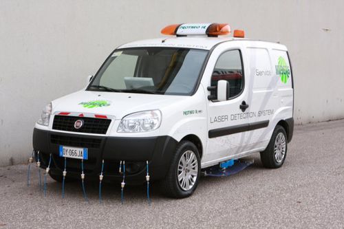 Rilevatore di fughe a infrarossi - Protheo - Huberg - di metano / mobile / montato su veicolo