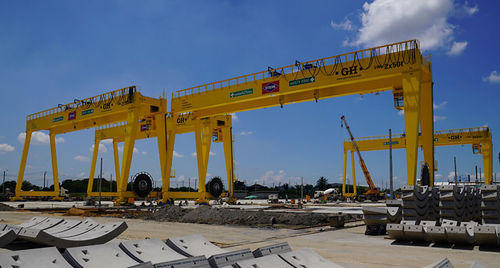 Gru a cavalletto su guida di scorrimento - GH Cranes & Components - per cantieri di prefabbricati / per metropolitana / per opere di ingegneria civile