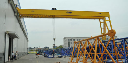 Semiportale su guida di scorrimento - GH Cranes & Components - per opere di ingegneria civile / per officina / bitrave