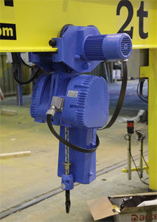 Paranco a catena elettrico - GH Cranes & Components - compatto / monotrave / con carrelli