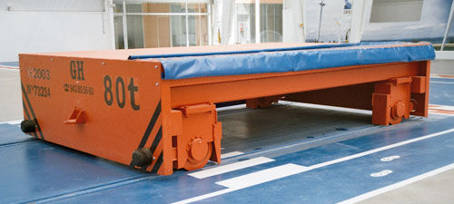 Carrello automotore elettrico - GH Cranes & Components - a 2 assi / su guida di scorrimento