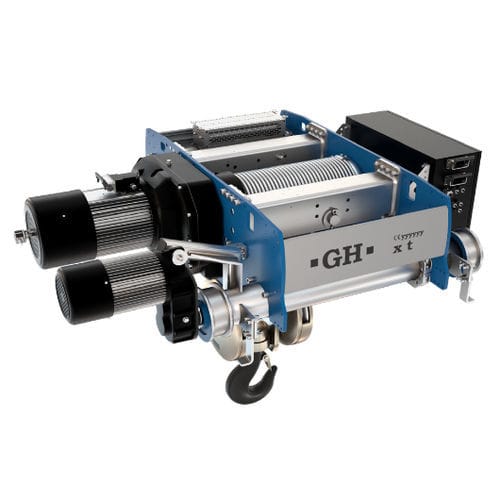 Paranco a cavo elettrico - GHE17 - GH Cranes & Components - compatto / 2 velocità / con carrello ad altezza ridotta