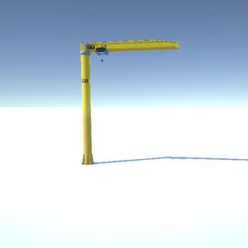 Gru a bandiera a muro - GH Cranes & Components - 180° / con argano / di sollevamento