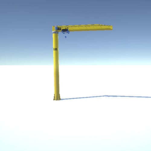 Gru a bandiera con colonna - GH Cranes & Components - 360° / con argano / elettrica