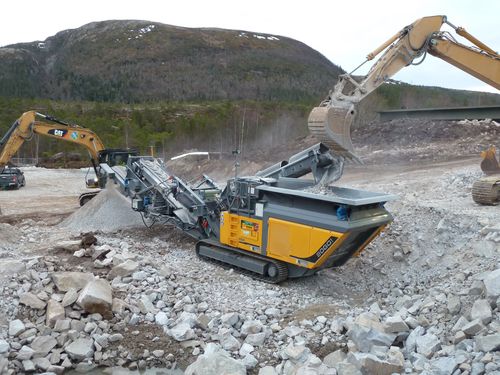 Frantoio a percussione - RM 90GO! - RUBBLE MASTER HMH - mobile / con motore diesel / compatto
