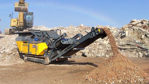 Frantoio a percussione - RM70 GO! 2.0 - RUBBLE MASTER HMH - mobile / con motore diesel / compatto