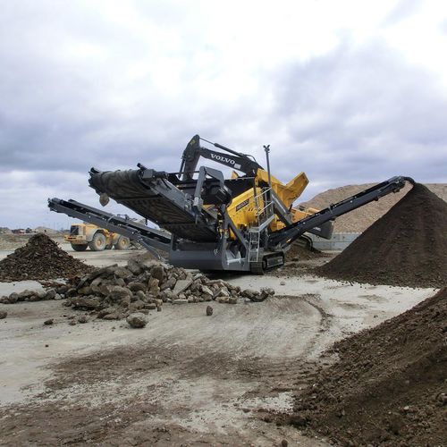 Vaglio per il settore industriale - RM HS3500M - RUBBLE MASTER HMH - per il riciclaggio / mobile / per prodotti sfusi