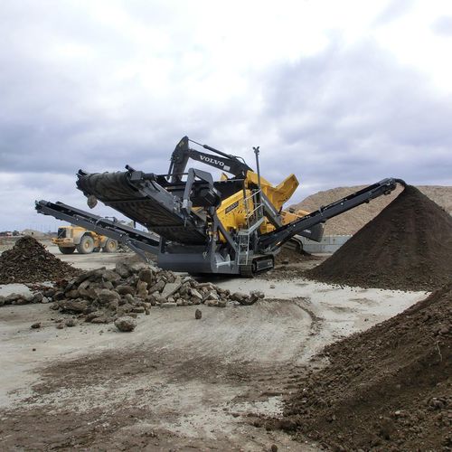 Vaglio per il settore industriale - RM HS7500M - RUBBLE MASTER HMH - per il riciclaggio / mobile / per prodotti sfusi