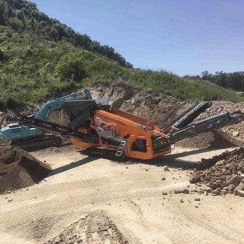 Vaglio sgrossatore per il riciclaggio - RSS514 - Rockster Austria International GmbH - mobile / per prodotti sfusi / a rete doppia