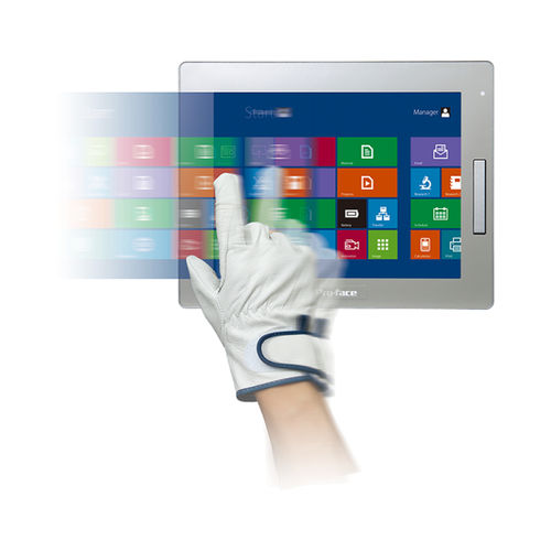 Monitor LCD/TFT - FP5000 series - Pro-face - con touch screen multitouch / industriale / 1024 x 768