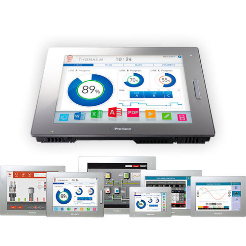 HMI con touch screen multitouch - Pro-face