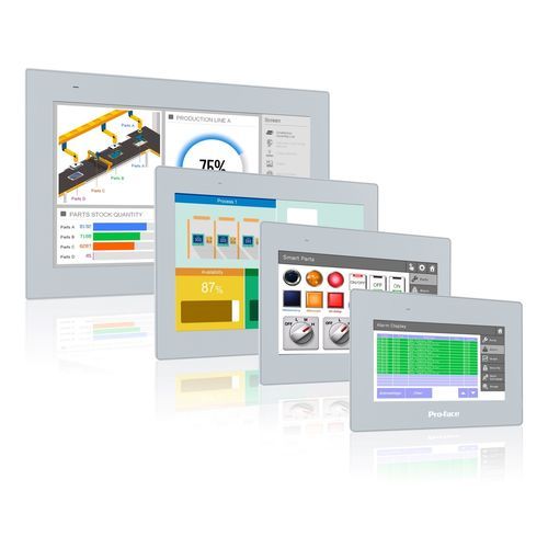 HMI con touch screen resistivo - ET6000 series - Pro-face - ad incastro / 800 x 480 / 1024 x 600
