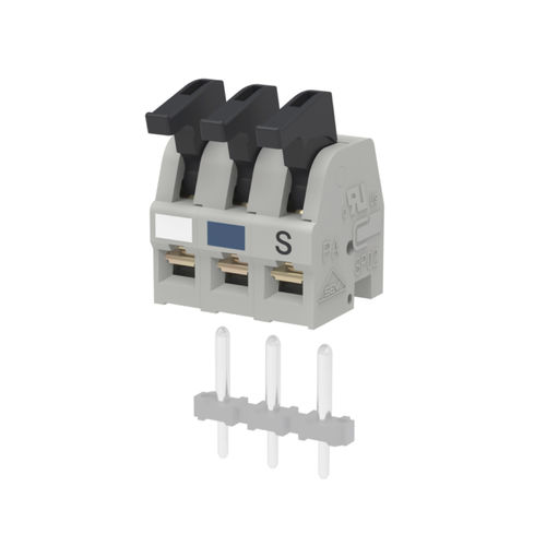 Morsetto componibile per circuito stampato - SP02503HDNC ASP0250304-001 - METZ CONNECT - a leva / a molla / grigio