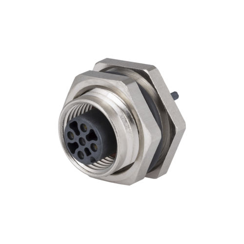 Connettore di dati - MMT371A615 - METZ CONNECT - femmina / M12 codifica A / 3 poli