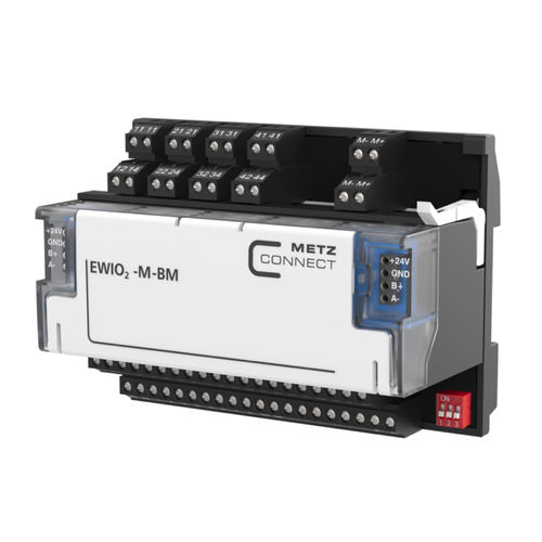 Registratore di dati di energia - EWIO2-M-BM M-Bus / BACnet / Modbus - METZ CONNECT - tramite M-bus / ethernet / Modbus