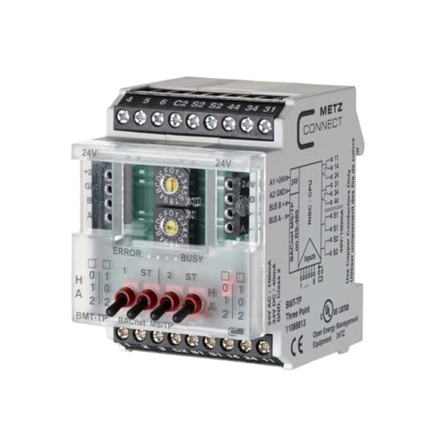Modulo I/O digitale - BMT-TP BACnet MS/TP - METZ CONNECT - BACnet / con uscita a relè / 6 ingressi digitali