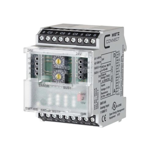 Modulo I/O analogico - BMT-AI8 BACnet MS/TP - METZ CONNECT - a 8 ingressi / BACnet / configurabile