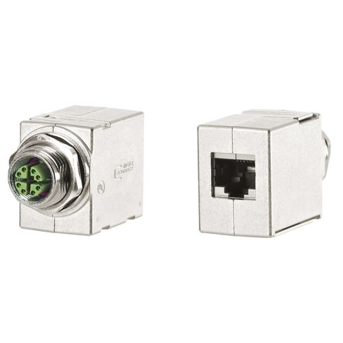 Adattatore elettrico per armadio elettrico - MWN811A415 - METZ CONNECT - femmina / RJ45 / stampaggio a pressione in zinco