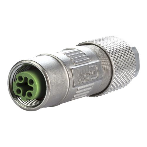 Connettore di dati -  MMF881A115 - METZ CONNECT - femmina / M12 codifica D / 4 poli