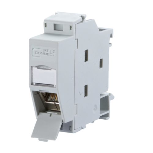 Connettore di dati - 1309A17003-E - METZ CONNECT - RJ45 / Ethernet / per guida DIN