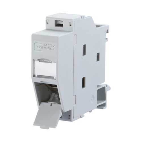 Connettore di dati - 1309A07003-E - METZ CONNECT - RJ45 / per guida DIN / IEC