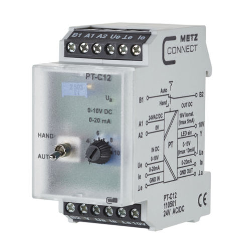 Convertitore di segnale analogico - PT-C12 24 V - METZ CONNECT