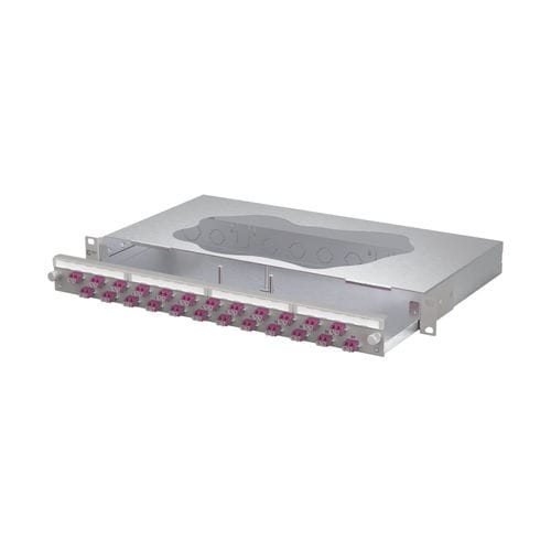 Patch panel 19" - 1504607524-E - METZ CONNECT - in fibra ottica / OM4