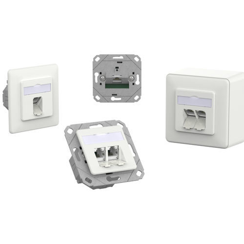Connettore di dati - E-DAT C6A IDC - METZ CONNECT - RJ45 / in plastica / stampaggio a pressione in zinco