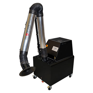 Collettore per nebbie oleose - FOX series - AERSERVICE EQUIPMENTS SRL - di fumo / centrifugo / con braccio aspirante