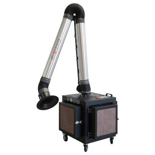 Aspiratore di fumo portatile - ICAF - AERSERVICE EQUIPMENTS SRL - di saldatura / con filtro a carbone attivo / con filtro secco