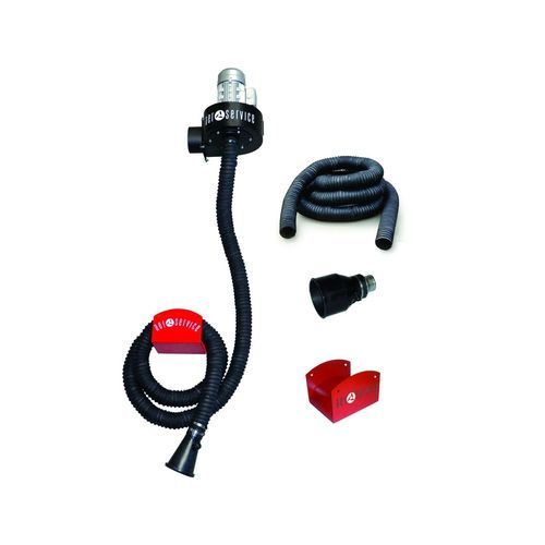 Sistema di aspirazione per gas di scarico per officina - APN1 series - AERSERVICE EQUIPMENTS SRL - da parete