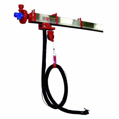 Sistema di aspirazione per gas di scarico per automobile - CA series - AERSERVICE EQUIPMENTS SRL - per officina / per garage / su guida di scorrimento