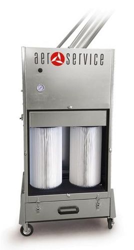 Aspiratore di fumo portatile - ECART - AERSERVICE EQUIPMENTS SRL - di saldatura / con filtro a carbone attivo / a cartuccia
