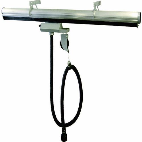 Sistema di aspirazione per gas di scarico per automobile - EC - AERSERVICE EQUIPMENTS SRL - per officina / per garage / su guida di scorrimento